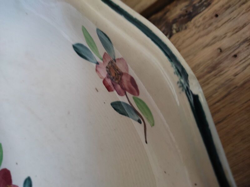 Display cakes Sarreguemines Amazonas Porcelain dish