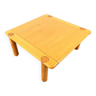 Mid century wooden coffee table, 1970s
