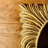 Vintage rectangle sun mirror