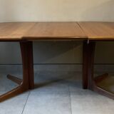 Baumann teak table in Scandinavian style circa 1960 extendable