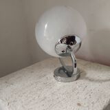Mazzega wall lamp from the 70s, chrome glass