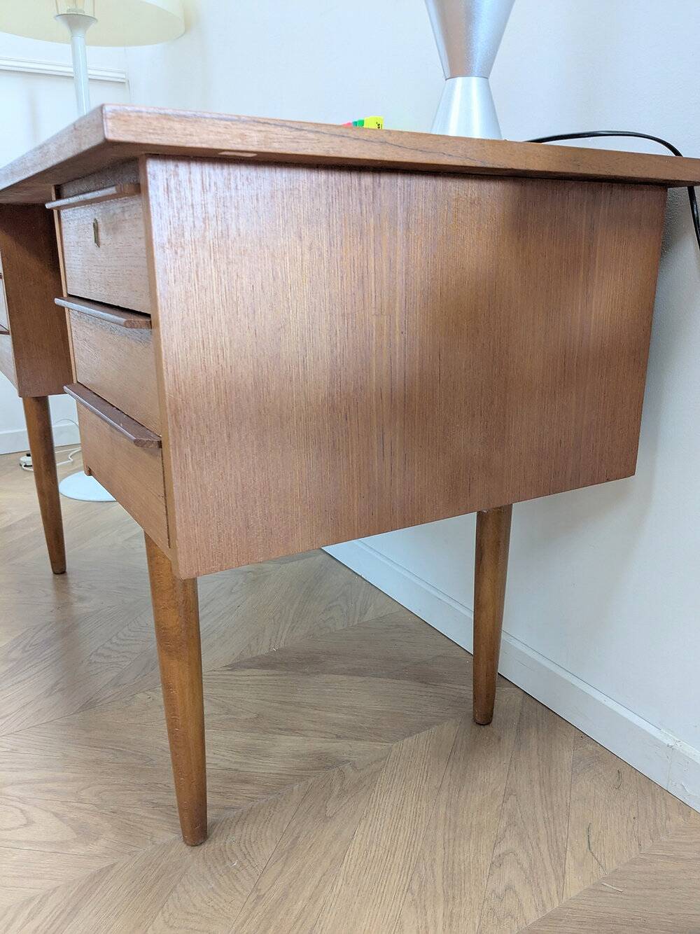 Vintage Danish teak desk