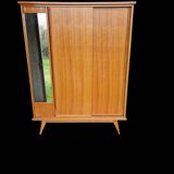 Armoire  pieds compas, vintage, années 60
