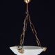 Charming white Art Deco alabaster pendant, 1940s