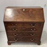 English style mahogany and veneer 19th century slope desk