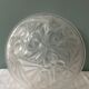 Art deco glass paste lampshade signed hubens degué