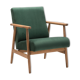 Fauteuil B-7727 polonais en velours vert années 1970.
