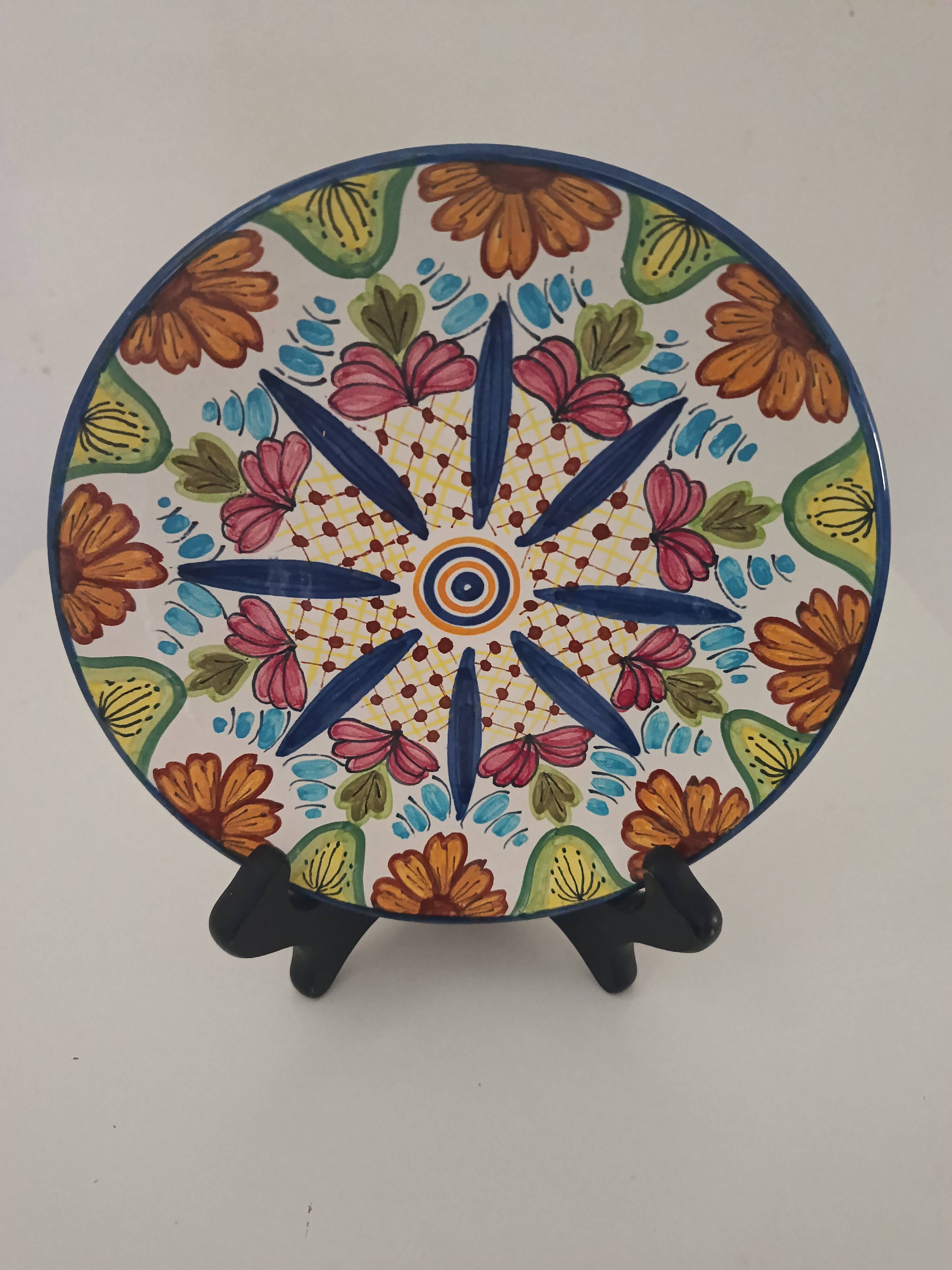 8 handmade ceramic dessert plates J.Arzo