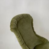 Vintage green bedroom chair