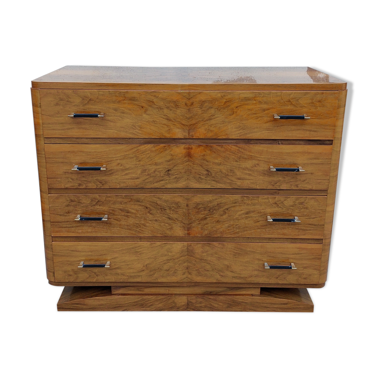 Commode d'époque Art déco en Noyer 1930