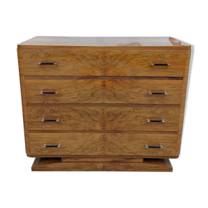 Commode d'époque Art déco en Noyer 1930