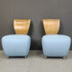 Pair of Bobo lounge chairs by Dietmar Scharping for Dauphin, 2000s