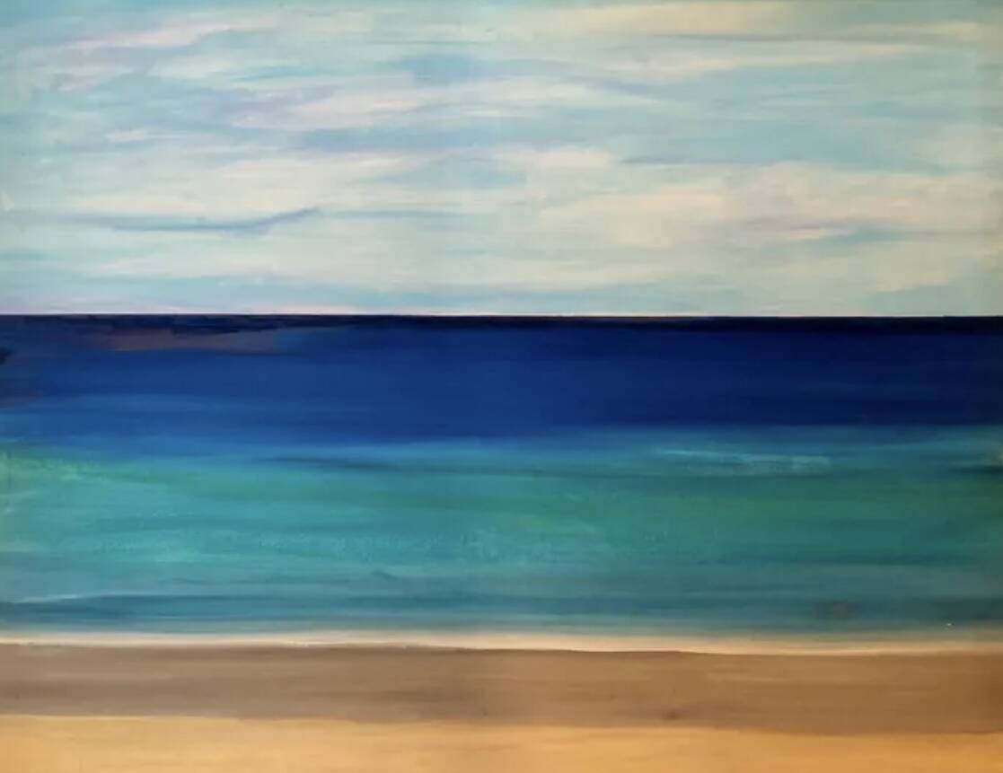 Very Large Marine Painting