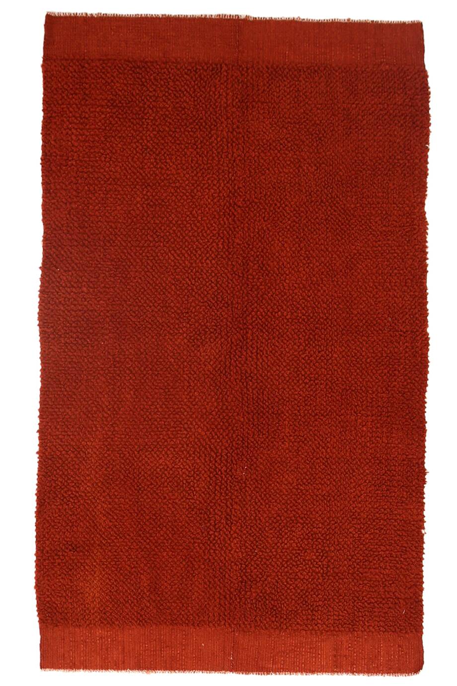 4x7 Kilim Terracotta Contemporary Kilim Area Rug, 120x205Cm