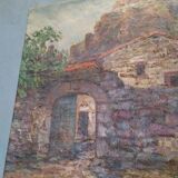 Oil on canvas signed