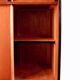 Wooden sideboard with fuchsia pink and black formica, 1950s, 130x50x100cm