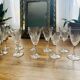 Cut crystal liqueur glasses