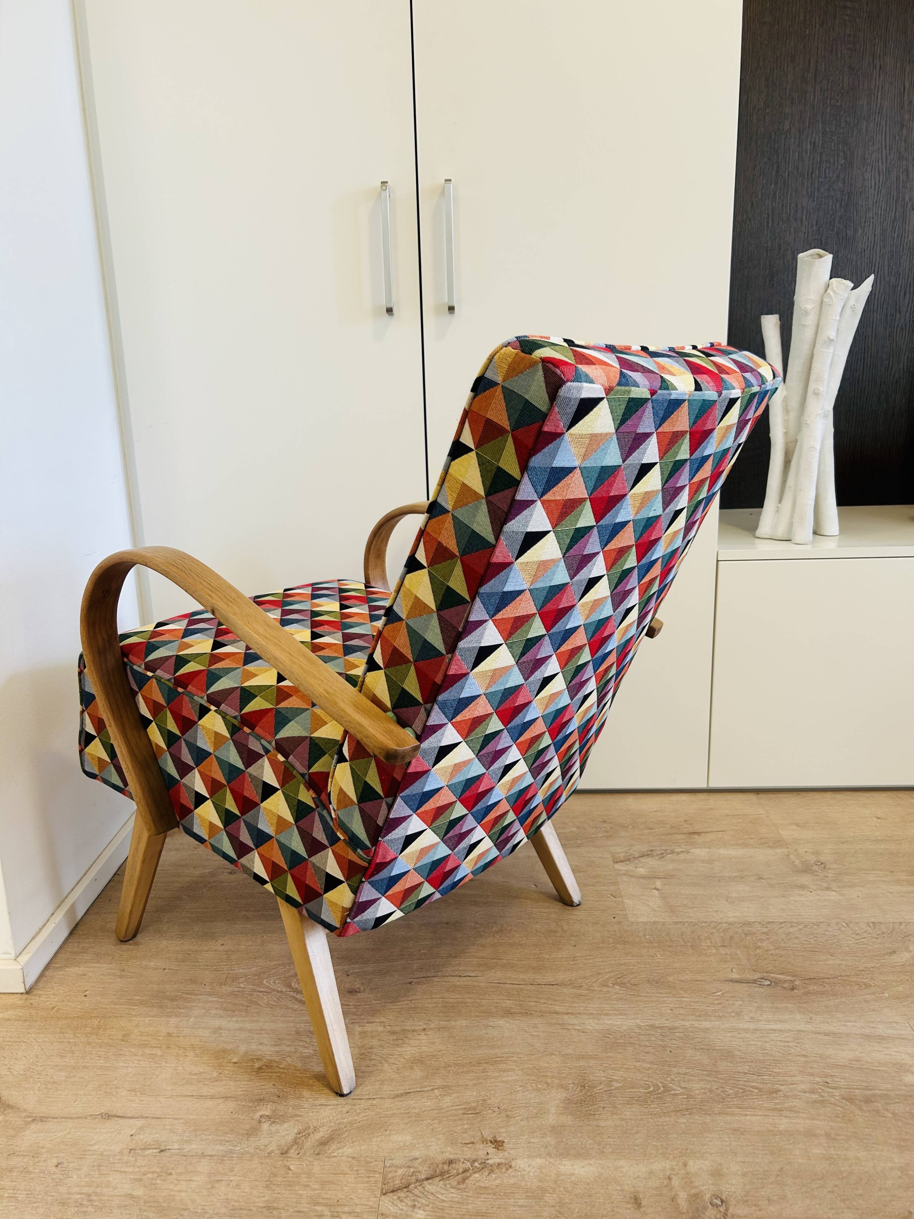 Lounge Arm Chai by Jaroslav Šmidek for Ton, Czechoslovakia 1960’s