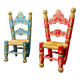 Pair of wooden chairs