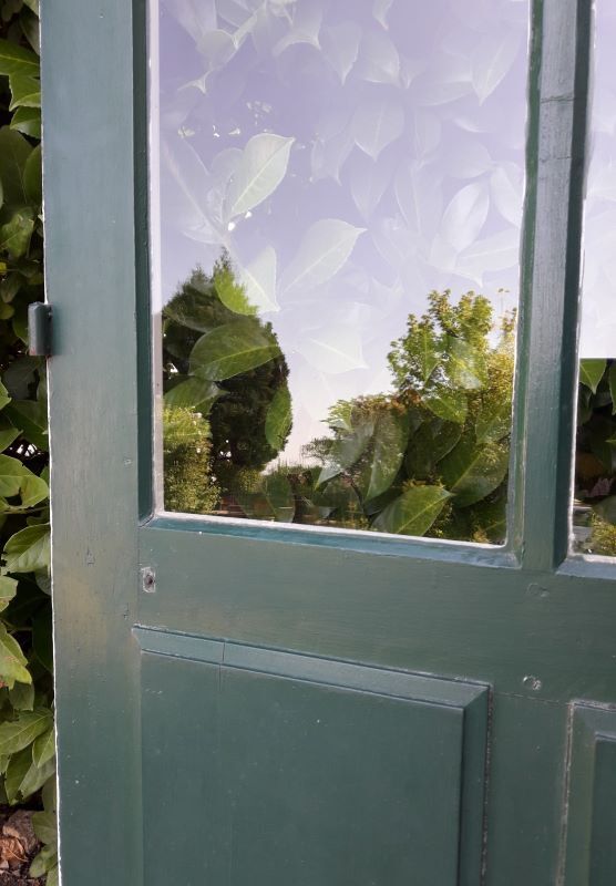 door 80x213cm Old oak glazed landing