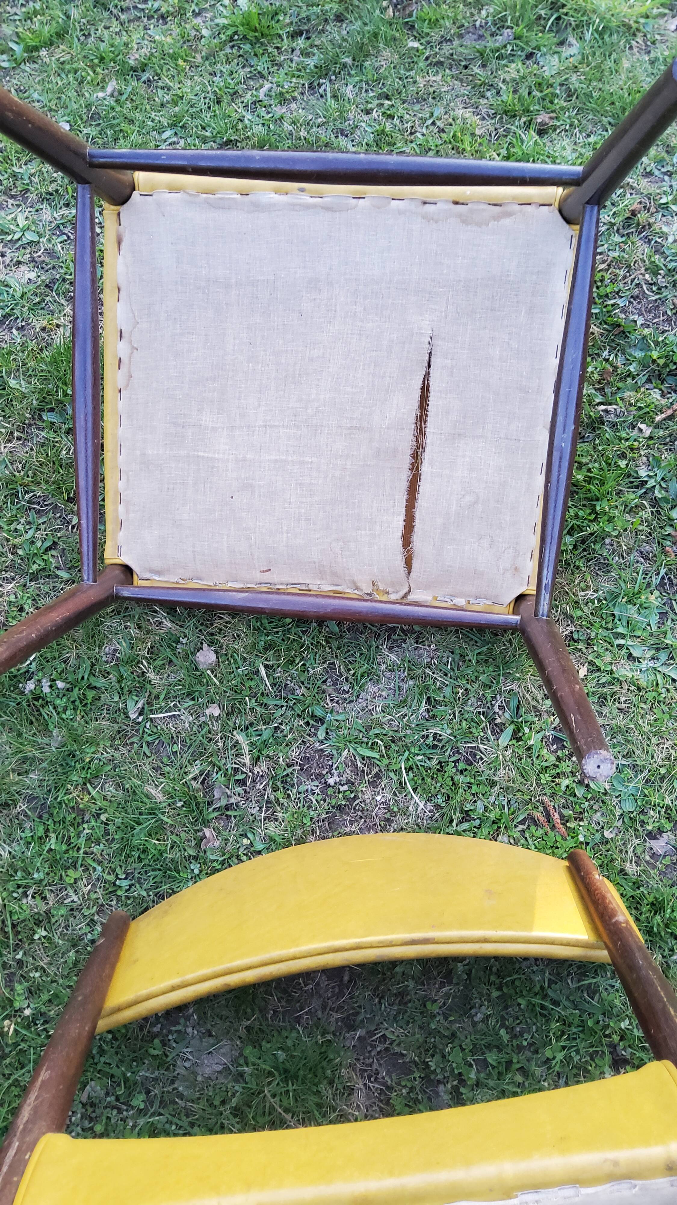 Set of 4 Scandinavian rosewood chairs from the 50s
