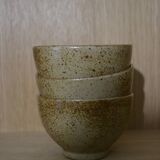 Set of 3 stoneware bowls