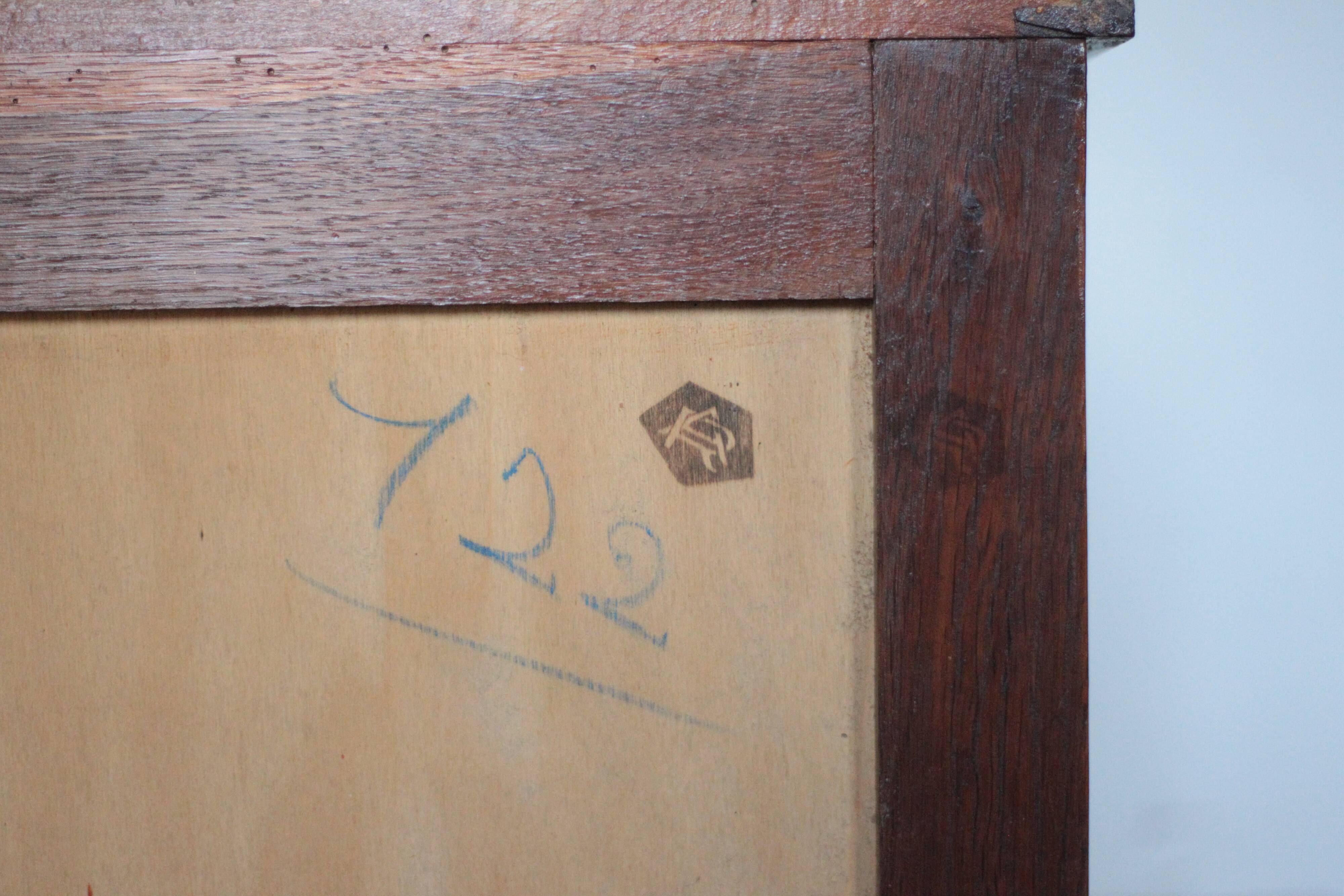 Wooden chest of drawers with 3 drawers, storage furniture, antique furniture, Art Deco.