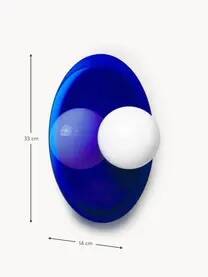 Blue ceiling/wall light
