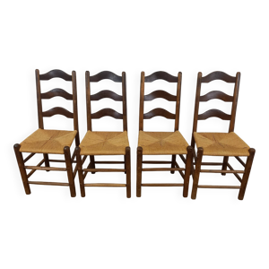 4 chaises brutalistes