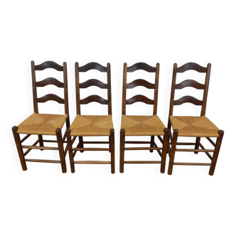 4 chaises brutalistes