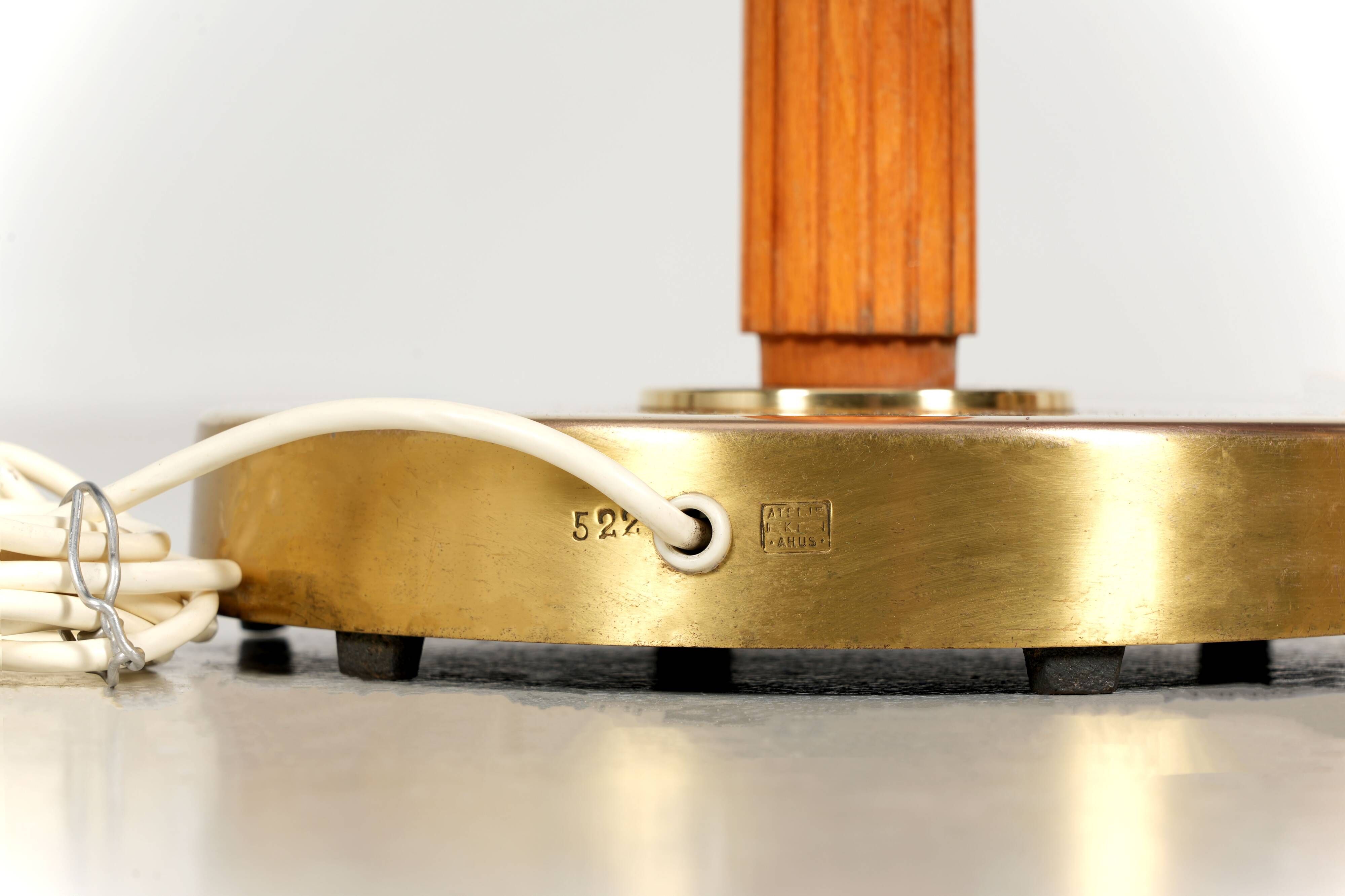 Pair of floor lamps by Hans Bergström for Ateljé Lyktan circa 1950