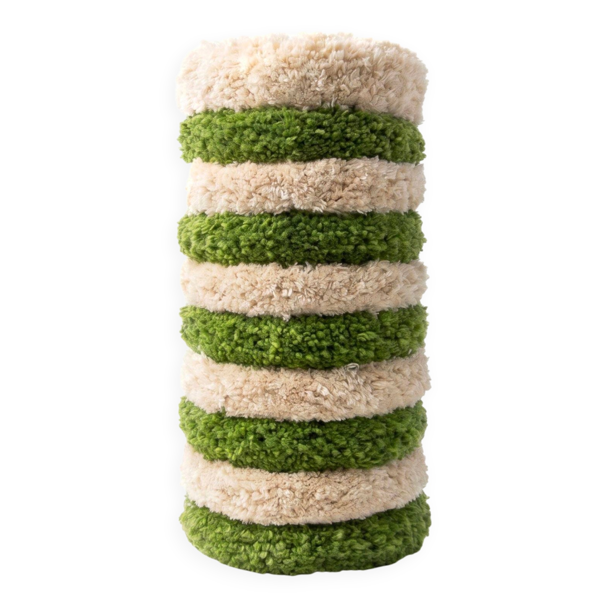 Grand Vase Rayures Vert