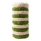 Grand Vase Rayures Vert