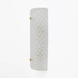 Pair of Modern Italian Murano Glass Textured Wall Sconces