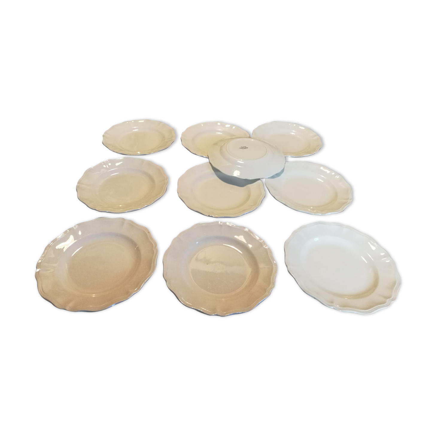 Service 10 plates Sarreguemines