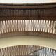 Vintage rattan and metal bar, 60s