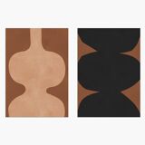 2 abstract art prints. Format (50x70cm)