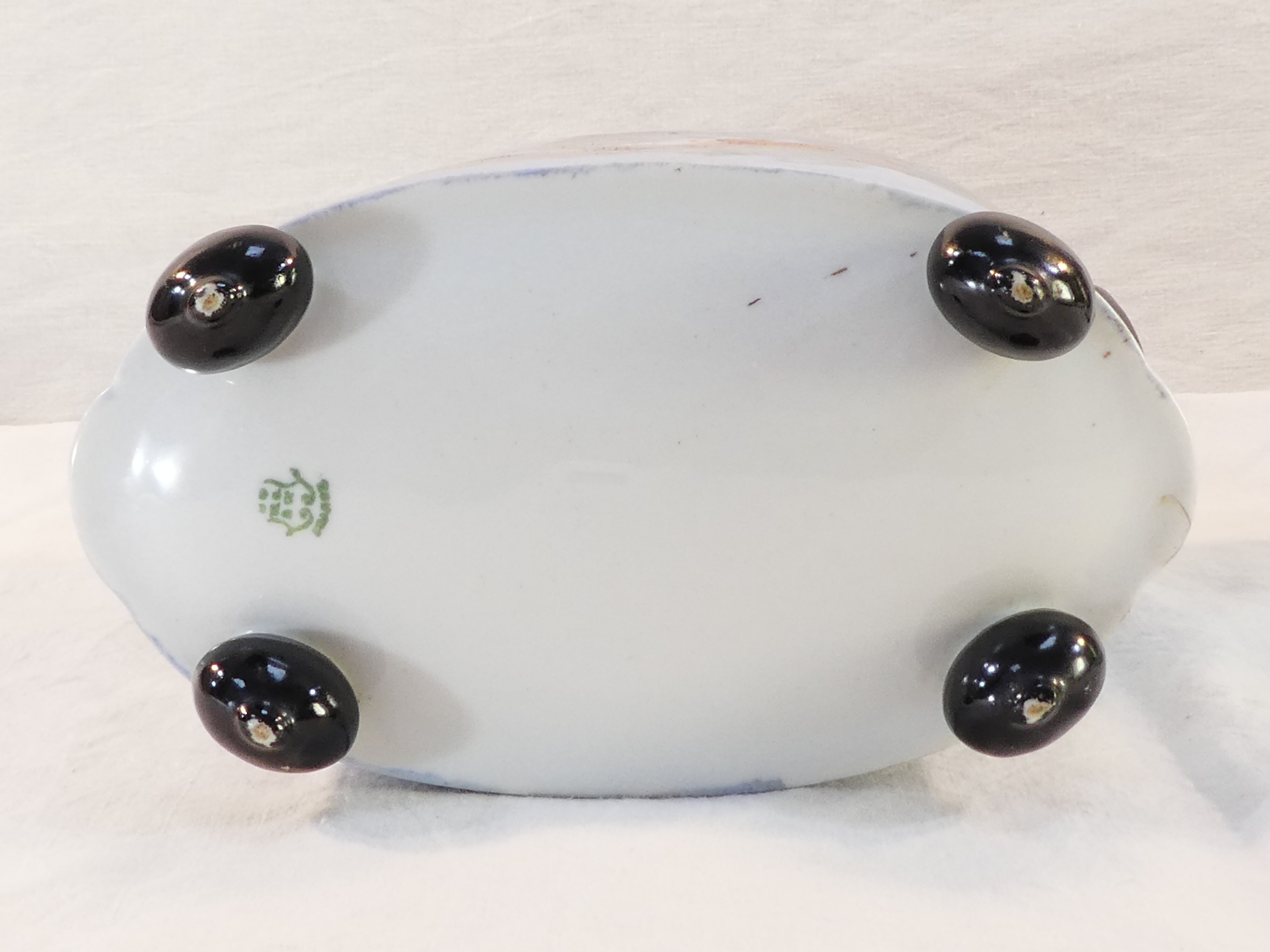 Pair of porcelain bird vase from Limoges william guerin