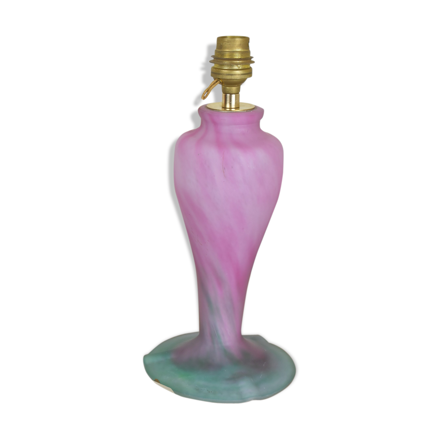 glass paste lamp foot by A. France