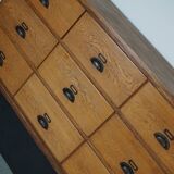 Large Vintage Dutch Oak Shop Cabinet / Sideboard, 1950s