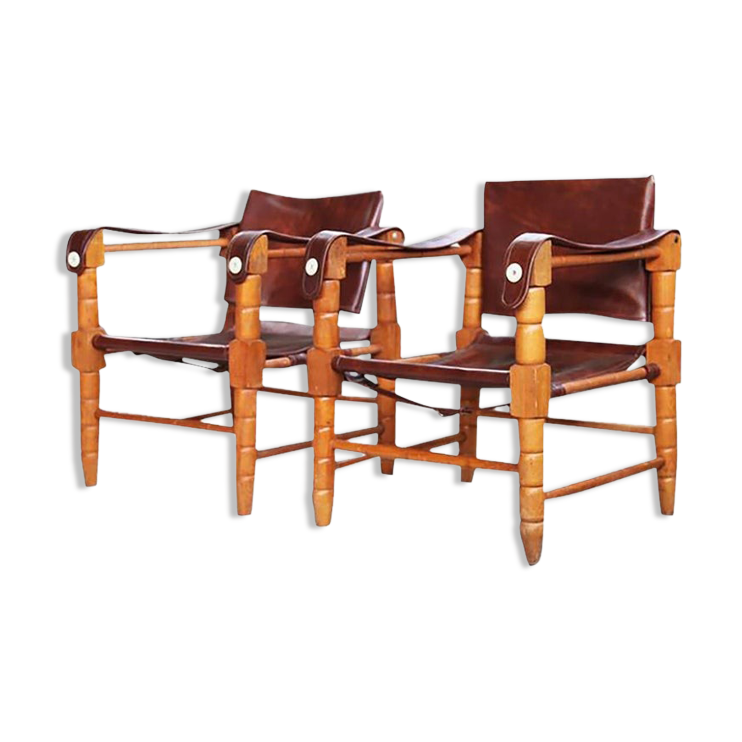 Mid-century chair pair