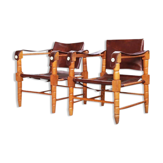 Mid-century chair pair