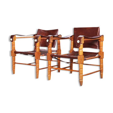 Paire de chaises du milieu du siècle