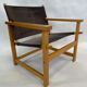 Vintage Safari Chair 1980s Hyllinge Møbler Denmark