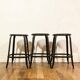 Suite de 3 tabourets Nicolle
