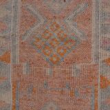 Vintage Decorative Oushak Runner Rug sku 2272