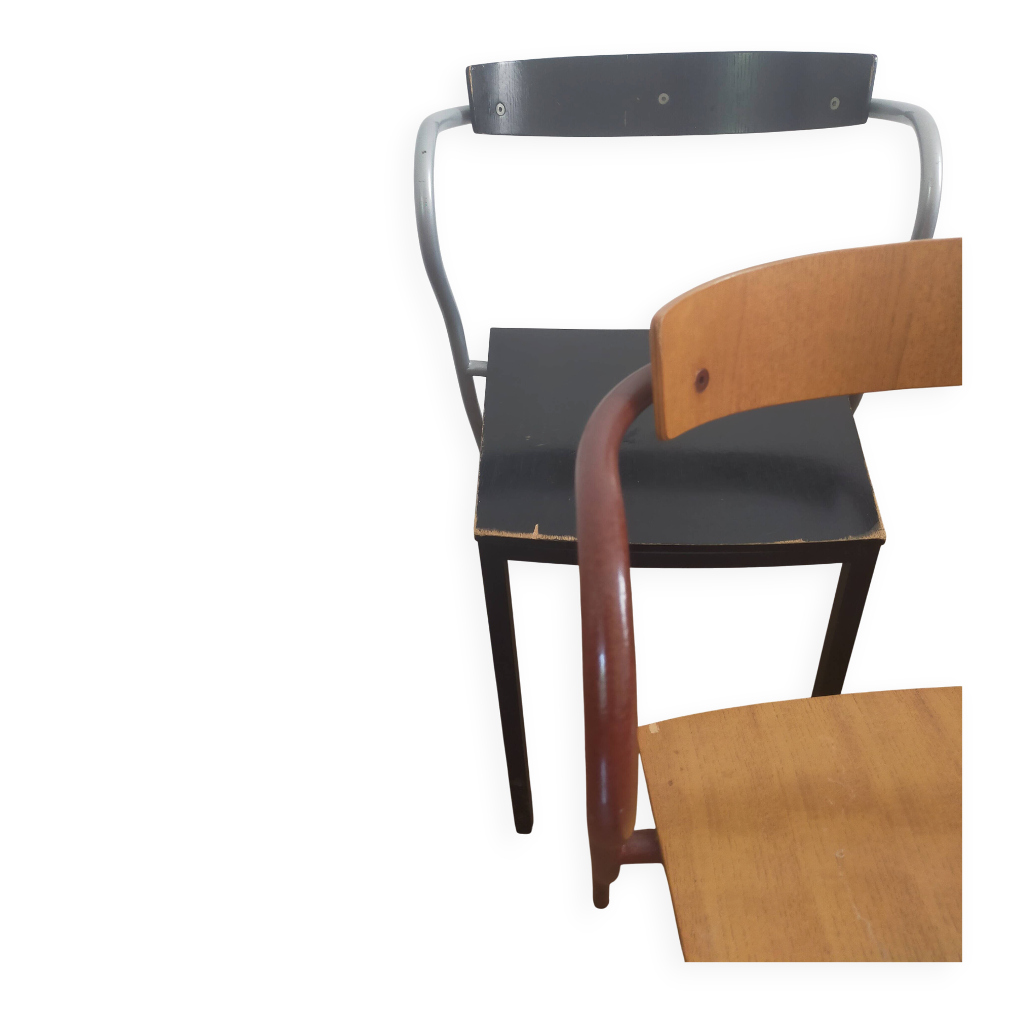 4 chairs by Pascal Mourgue