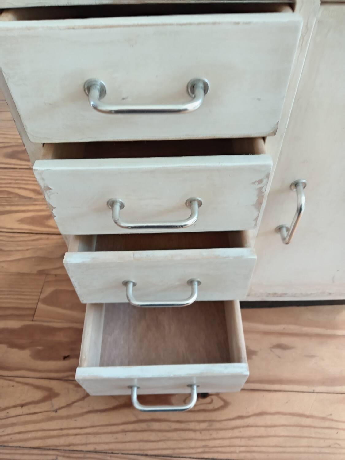 Meuble de métier vintage à 6 tiroirs