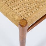 Set Of 5 Dining Chairs Model 75 Made In Teak By Niels O. Møller From 1960s