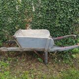 Wheelbarrow old folk art